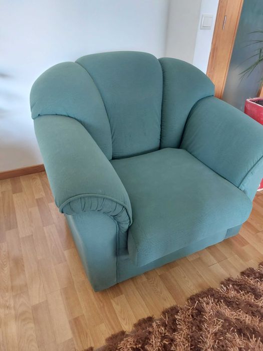 Conjunto de sofás como novos