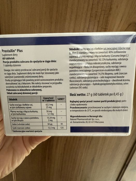ProstaXin | Suplement diety na prostate Poznań Naramowice • OLX.pl