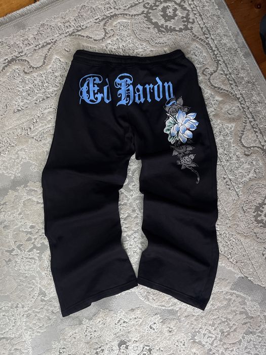 Широкі штани Ed Hardy / baggy Джинси біг лого Ед Харді
