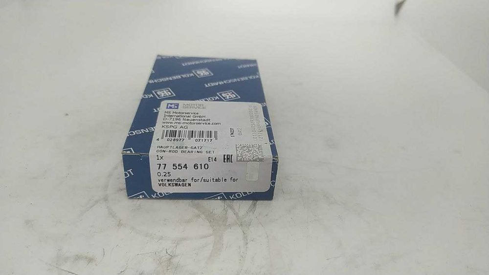 Вкладиші шатунні VW T5 1.9TDI (+0.25)