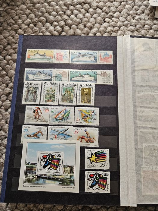 Polskie znaczki pocztowe - klaser