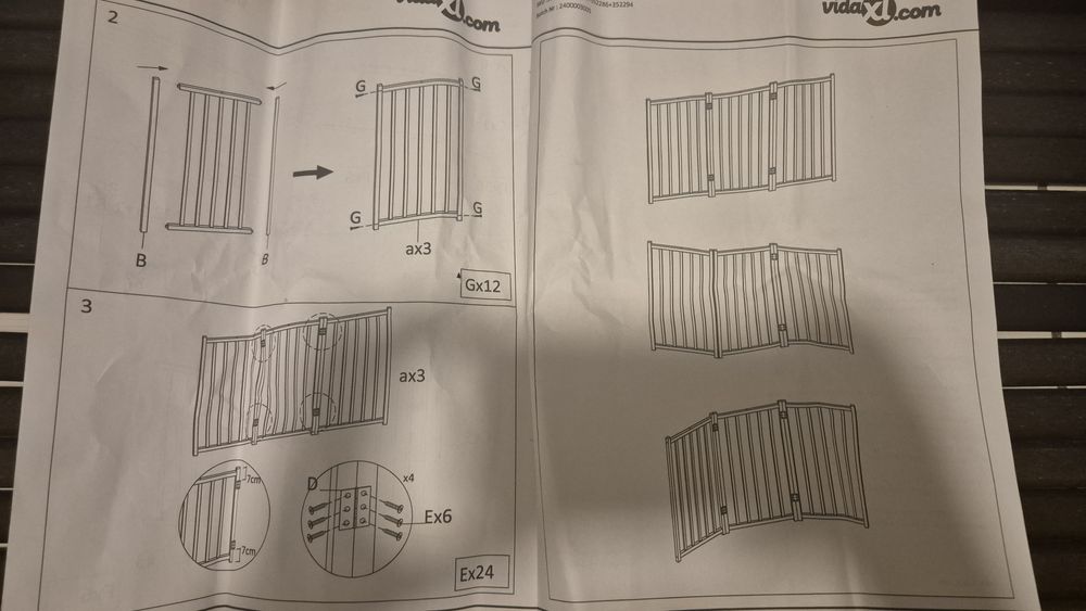 Barierki VidaXL dla zwierząt