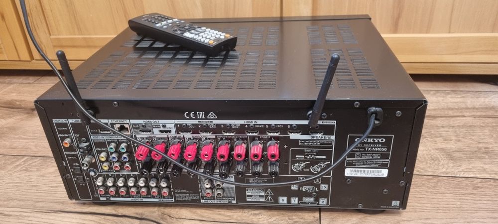 Amplituner Onkyo TX-NR656, używany, sprawny