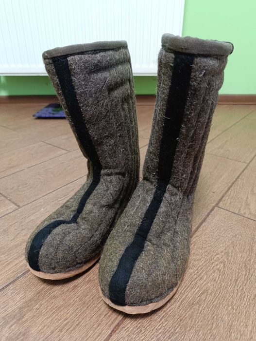 Чоловічі валянки хутряні з калошем (б/в)