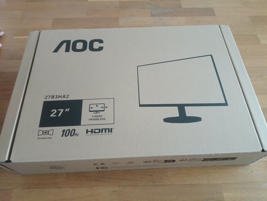 monitor de desktop de 27" polegadas à venda, praticamente novo.Model 27B3HA2