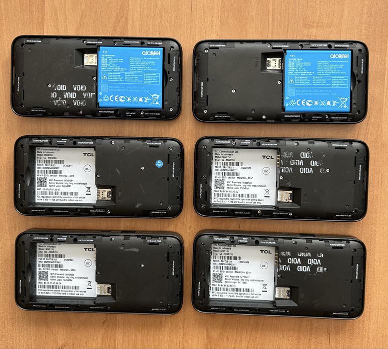Модем під сім карту частота n78 TCL MW513U мобільний 5G/4G LTE роутер Wi-Fi 6 LTE Cat 20 5G NR B8