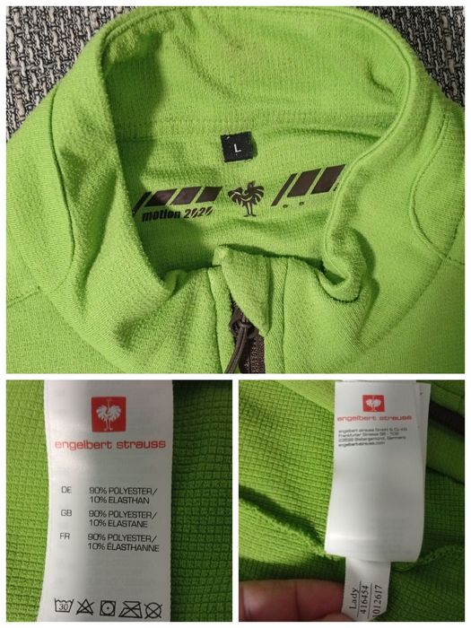Жіноча флісова кофта Engelbert Strauss FIBERTWIN clima-pro. Розмір L