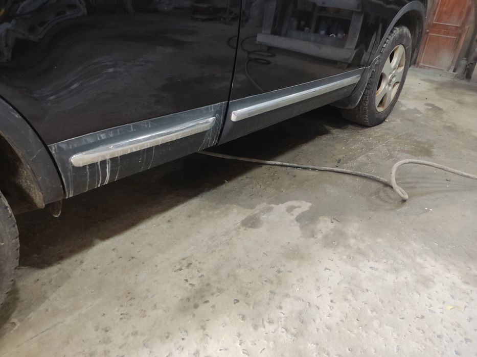 Хром накладки на ліству на Nissan Qashqai