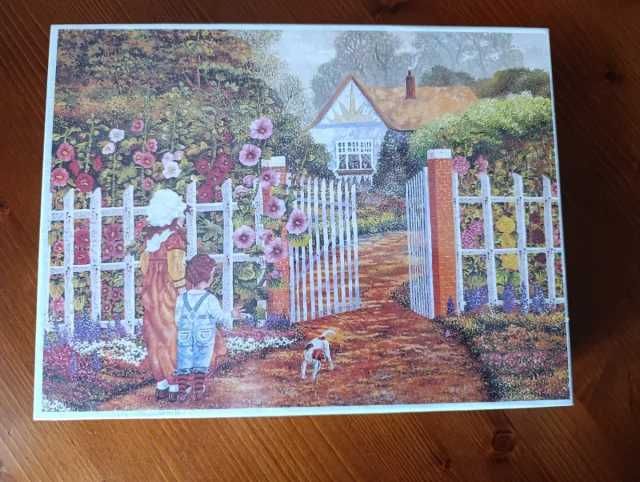 Puzzle 1000 peças - Cenário de Jardim
