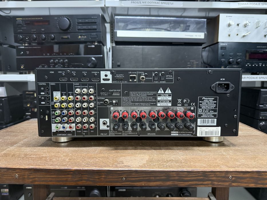 ‼️Pioneer VSX-921 - uszkodzony amplituner kina domowego, Audio Room