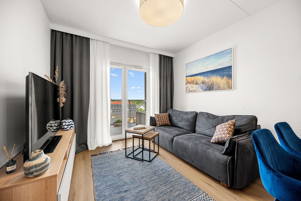 Apartament/Nocleg w Zatoka Snów z widokiem.200m do plaży.3,5h od Wawy