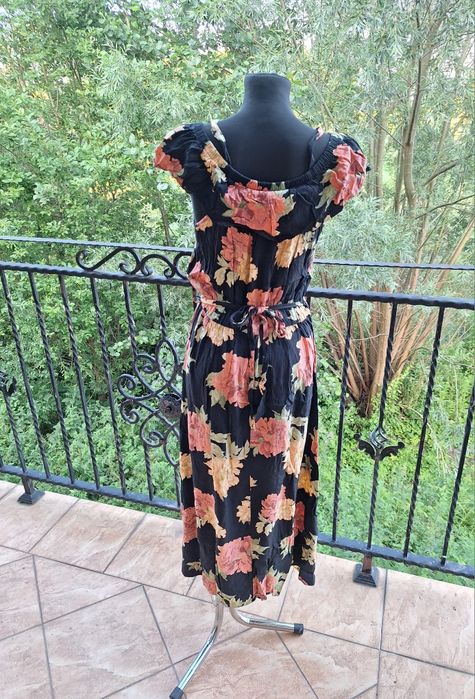 Długa sukienka maxi 100 % wiskoza F&F rozmiar XL 42