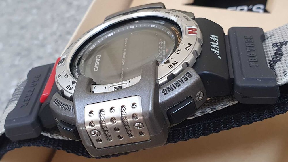 希少CASIO PRO TREK WWF PRT-40 Zegarek Casio PRT-40 ProTrek limitowany WWF barometr