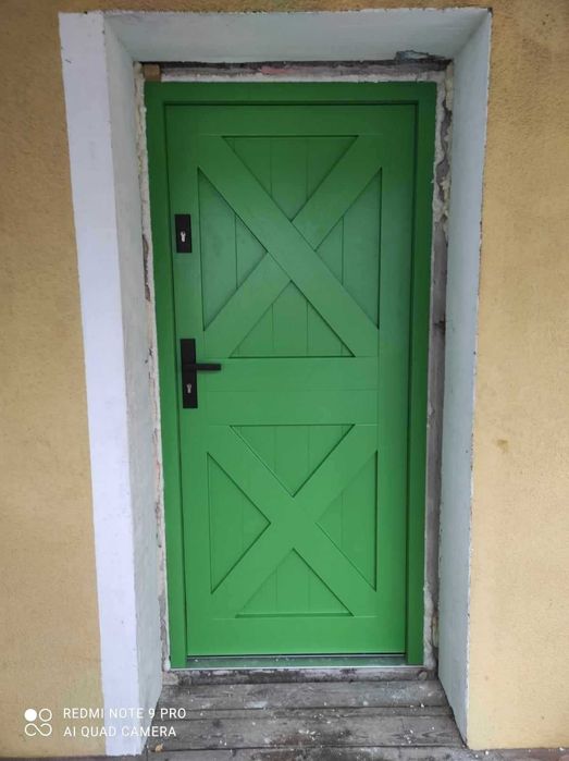 drzwi drewniane , zewnętrzne, producent