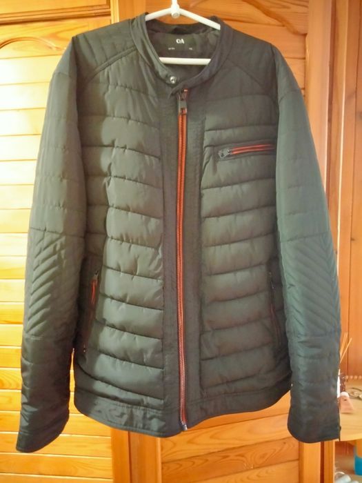 Czarna kurtka męska xxl