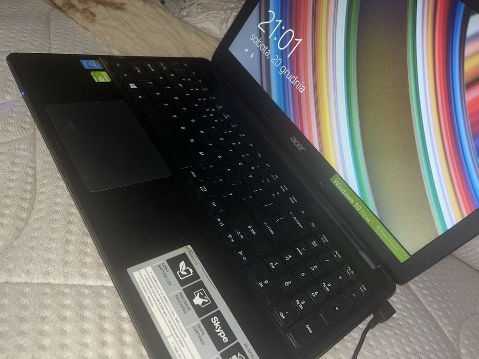 Laptop Acer Aspire E5 - 571G w bardzo dobrym stanie + torba, zasilacz
