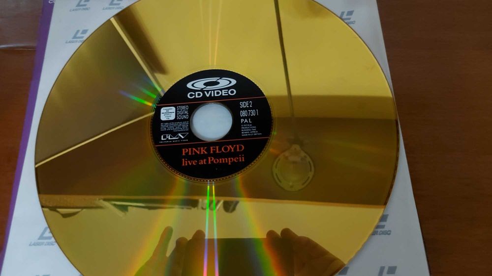 Pink Floyd – Live at Pompeii (CD Video CDV) – Disco dourado