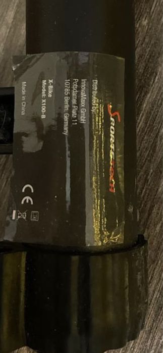 Ergometr rower treningowy sportstech X100 B