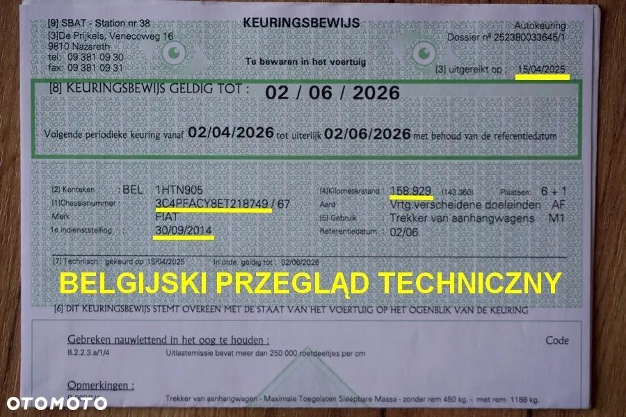 Fiat Freemont 178Tys km Skóra Duża Navi Kamera Alpine ALU 19 ŚLICZNY ARKOS