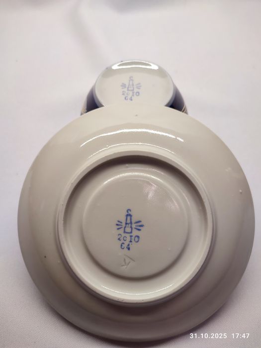 Чайный сервиз Одуванчик Дружковка.. Кофейный сервиз Кольдиц. Винтаж.