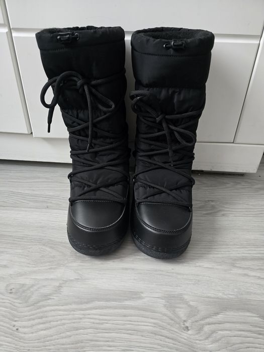 Śniegowce Inuikii Moutain Boot High Black 41 czarne