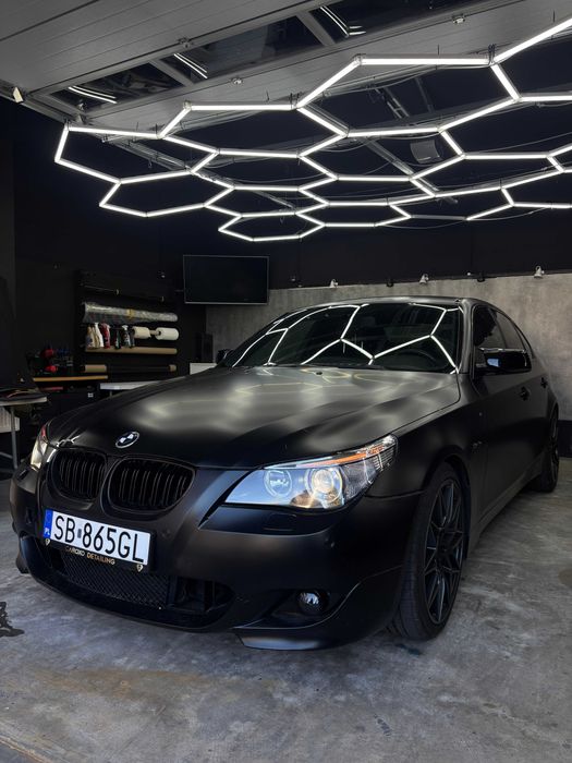 BMW E60 M54B30 231km czarna satyna ppf