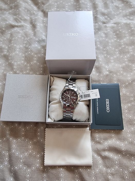 Nowy zegarek Seiko czerwony - Dowód zakupu