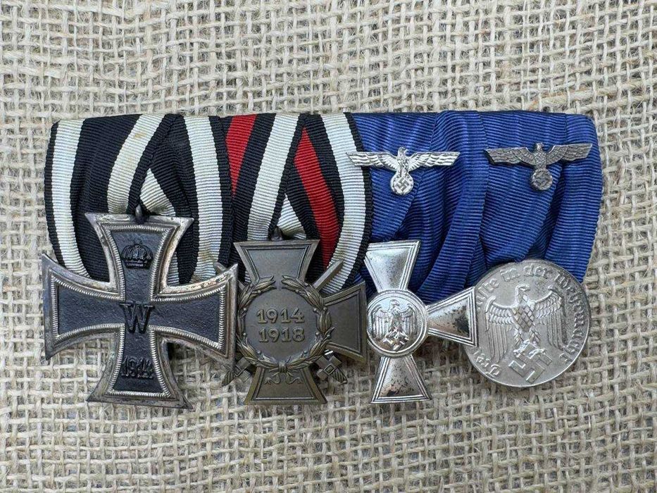 4x Medal bar 18 i 4 lata original ww2