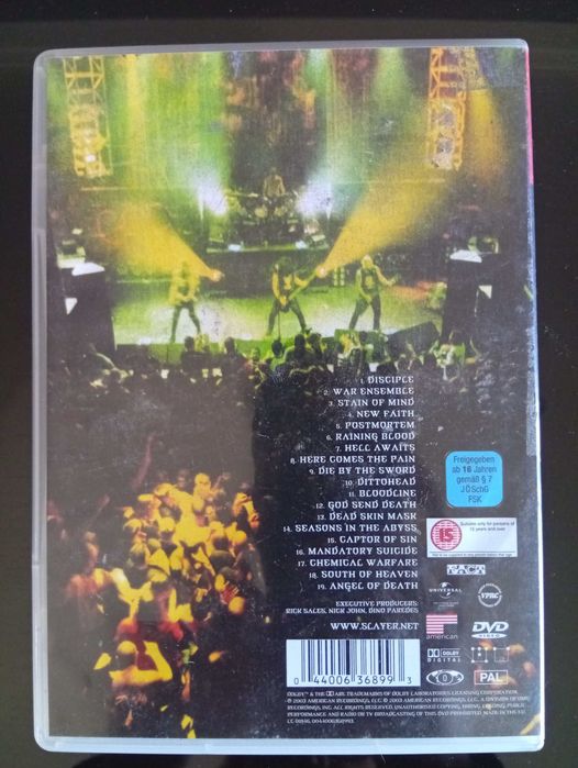 DVD's da Banda Slayer