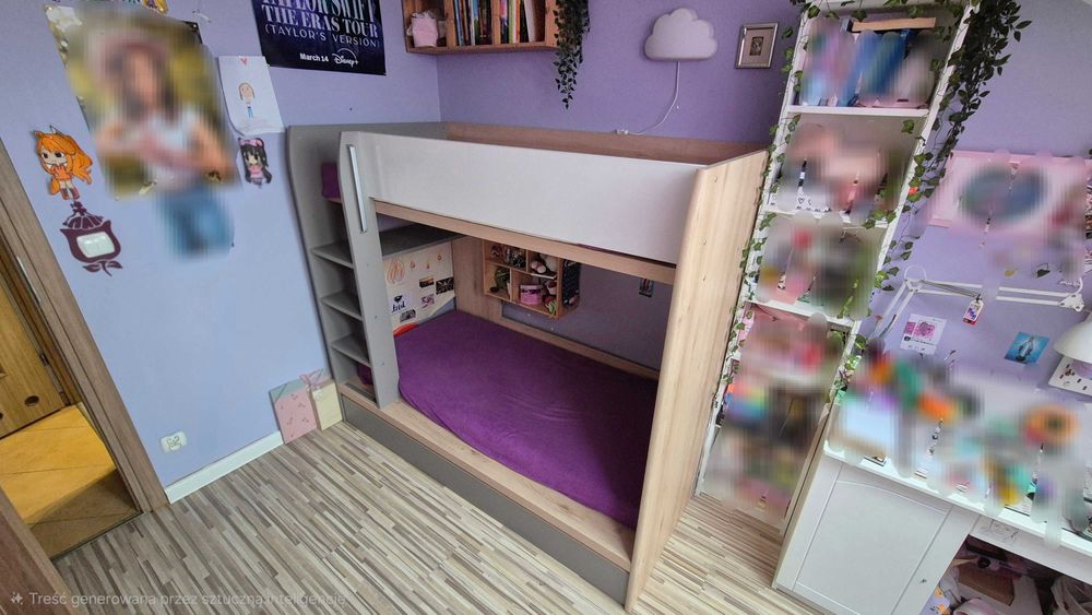 Łóżko piętrowe Namek BRW