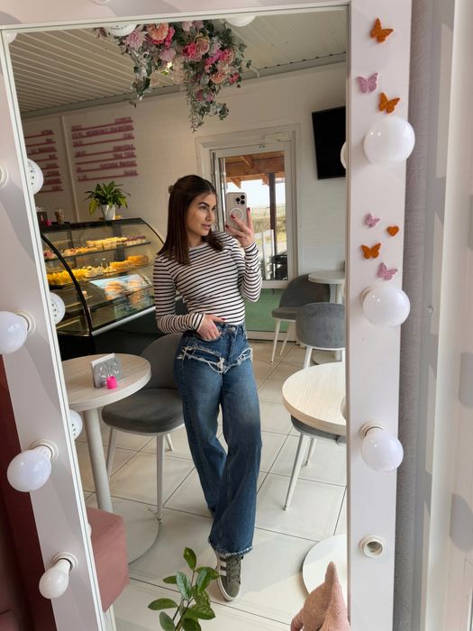 Джинси XS-S сині