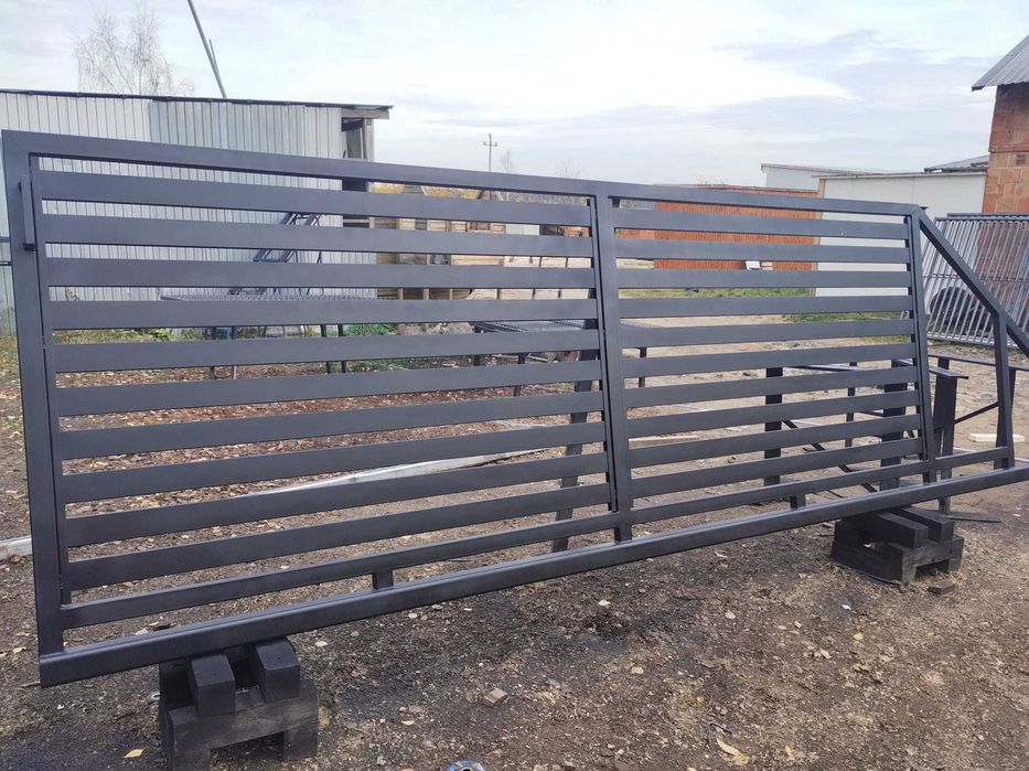 Bramy Palisadowe Solidne Możliwość Transportu