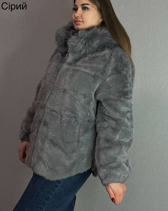 Шубка жіноча з капюшоном  Шуба эко мех  Шубка автоледи 

Мʼяке хутро,