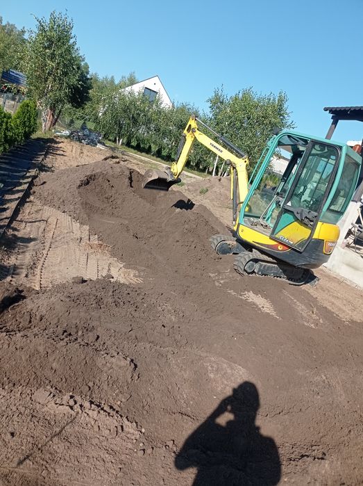 Usługi minikoparka, prace ziemne,wykopy
