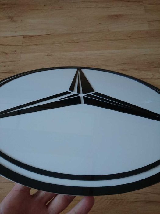 Logo Mercedes na ścianę do domu garażu prezent dla męża chłopaka