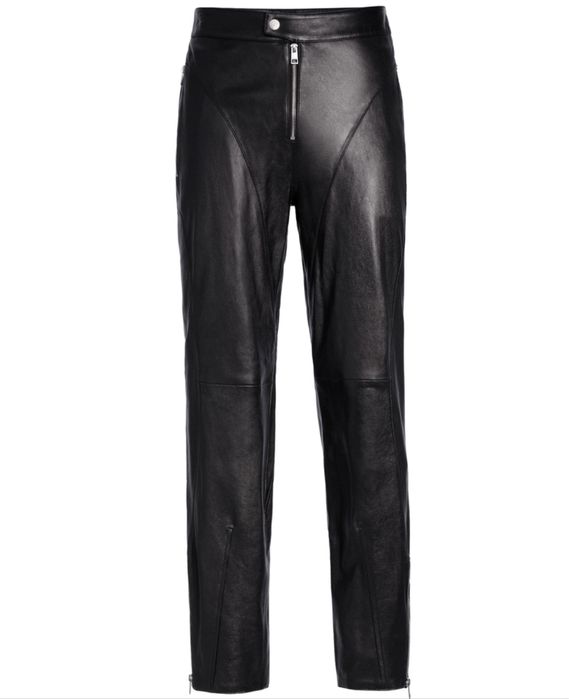 Skórzane spodnie. Rozmiar 58. Mugler x H&M.