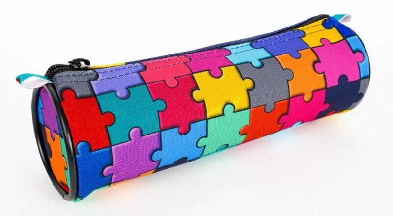 Piórnik rolka Puzzle Fandy ,86x229 mm