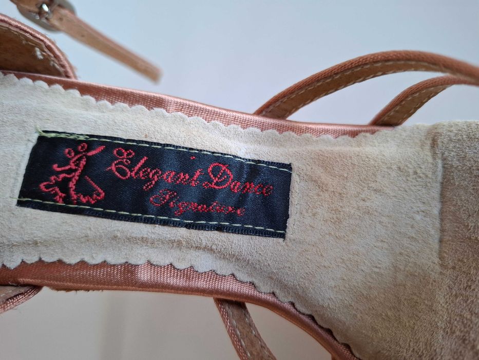 Buty taneczne tańce latynoamerykańskie 4,5 – 23,5 cm zdobione