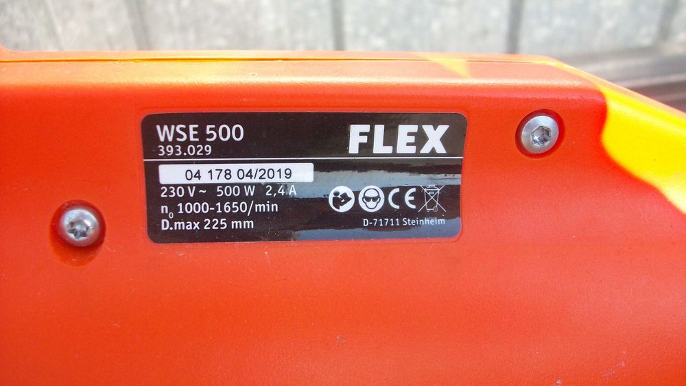 żyrafa FLEX WSE500 - szlifierka do gładzi gipsu