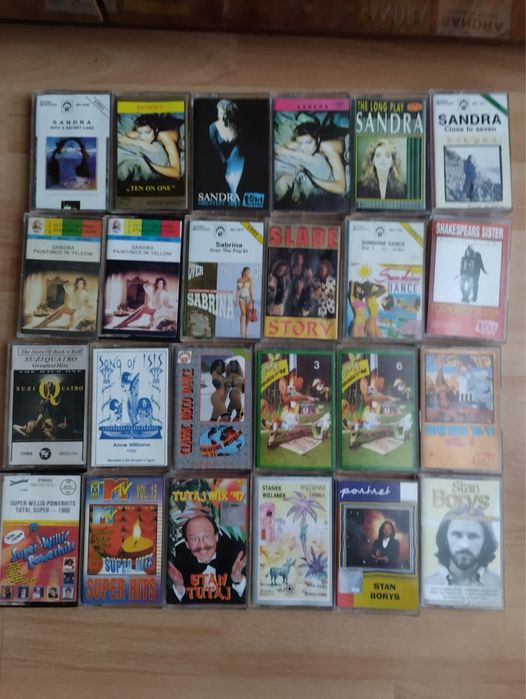 Kaseta scorpions metalica saxon disco polo roxette
