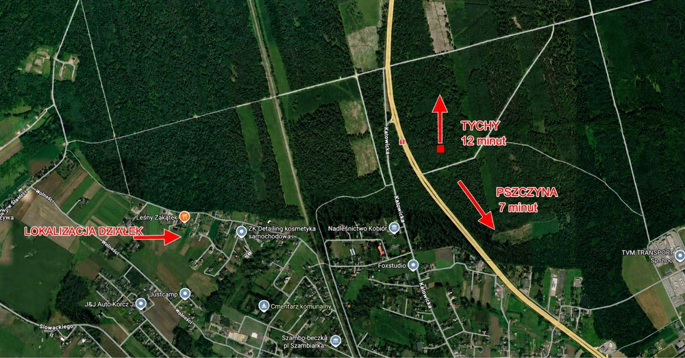 Działki budowlane przy lesie | Piasek, ul. Leśna | 630–1005 m²
