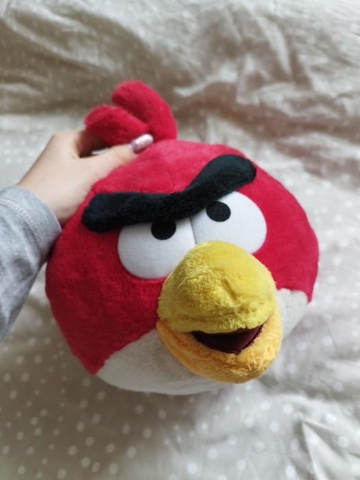 Pluszak angry birds czerwony