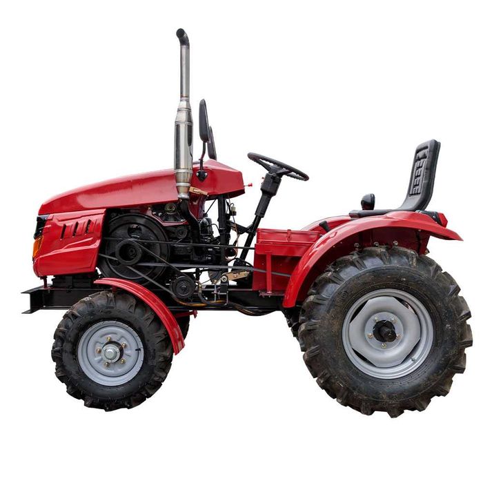 Трактор KENTAVR 200B в комплекті з навісним механізмом і фрезою