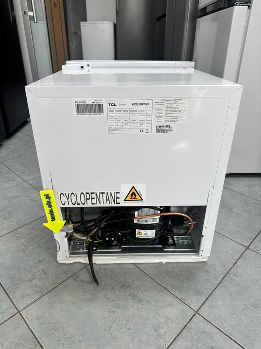 OUTLET nowa Chłodziarka TCL RF045DWE0 50.1cm 45L Biała gwar 2 lata D8 &