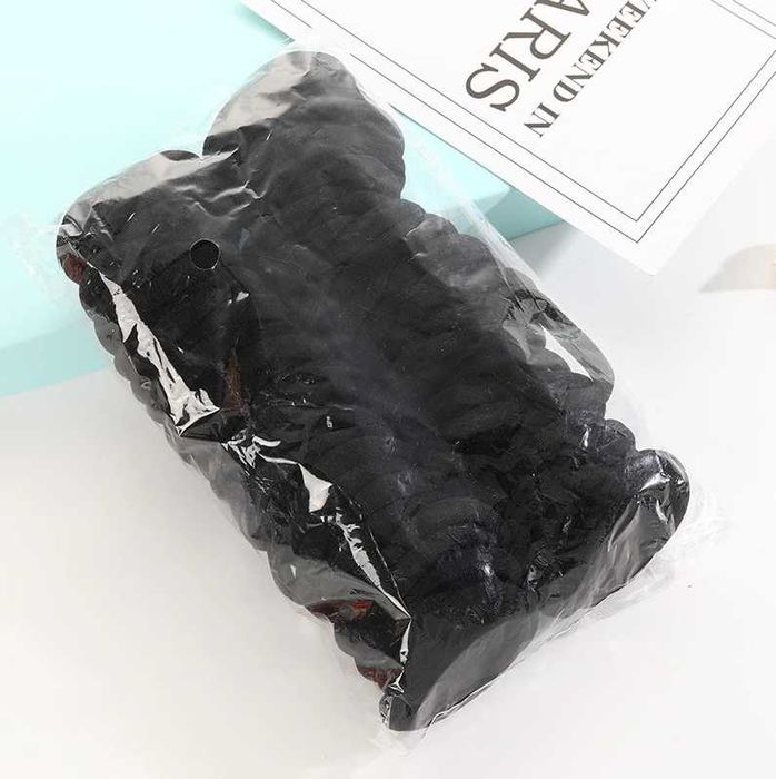 резинки гумки для волосся чорні