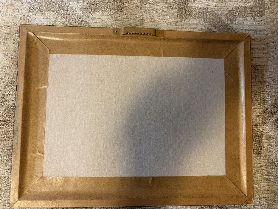 Pejzaż miejski - obraz olejny.