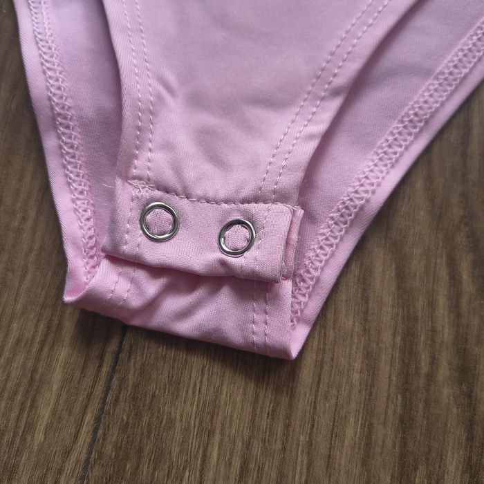 Różowe damskie body