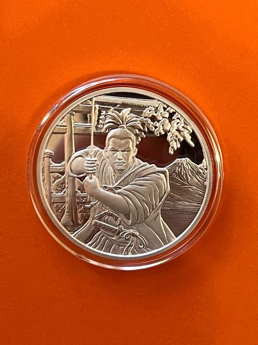 Самурай - серебряная монета