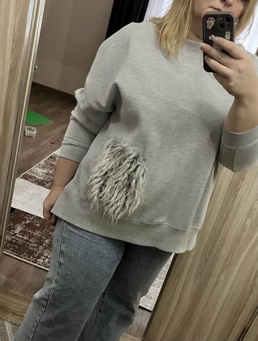 Світшот ZARA толстовка кофта оверсайз