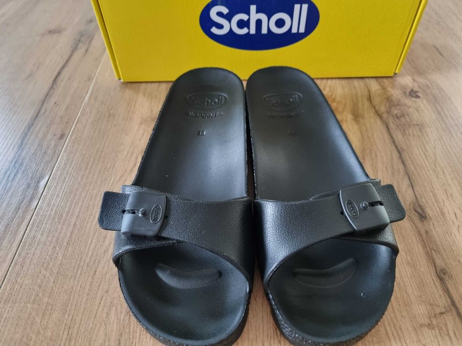 Klapki Scholl Bahia 1 Strap, czarne rozmiar 36 NOWE